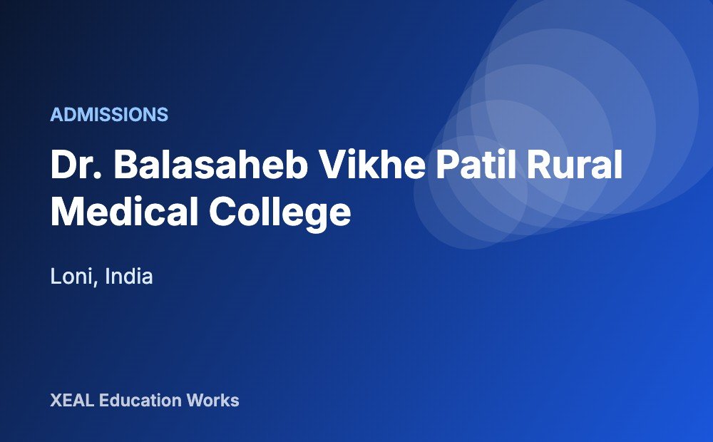 Dr. Balasaheb Vikhe Patil Rural Medical College