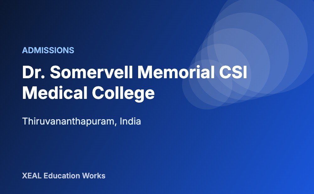 Dr. Somervell Memorial CSI Medical College