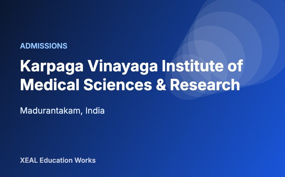 Karpaga Vinayaga Institute of Medical Sciences & Research