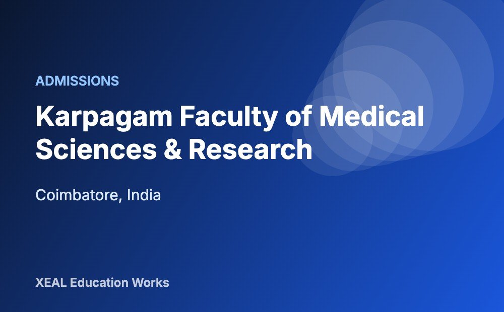 Karpagam Faculty of Medical Sciences & Research
