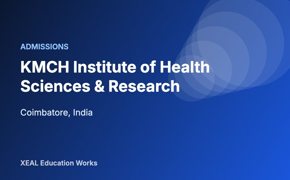 KMCH Institute of Health Sciences & Research