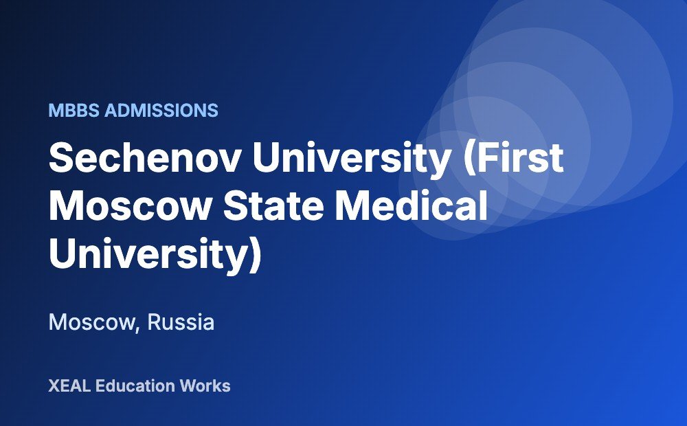 Sechenov University (First Moscow State Medical University)